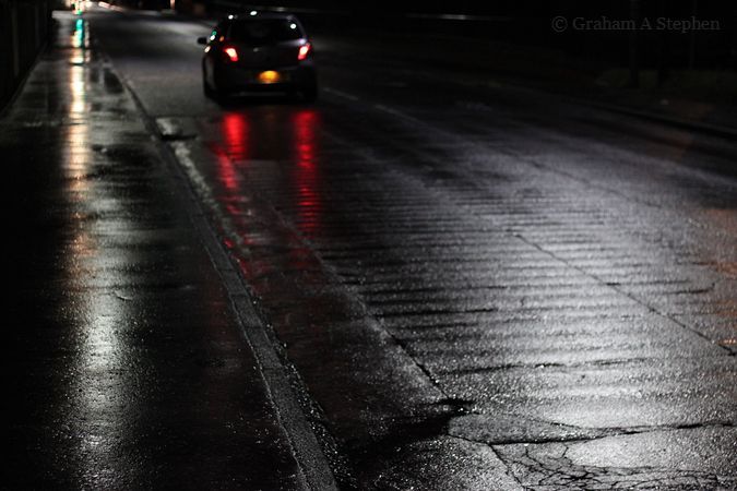 Wet Road at Night II